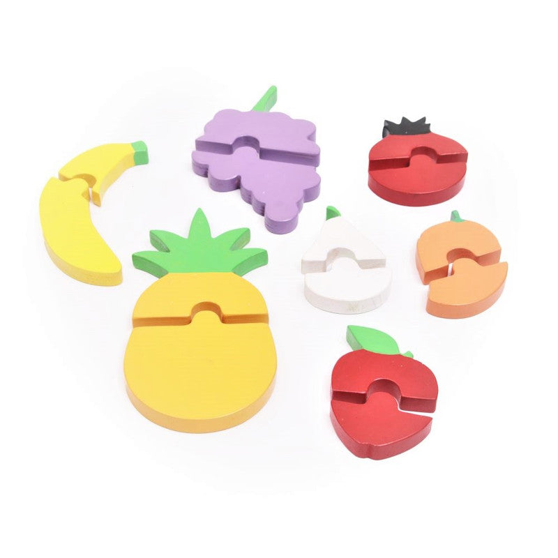 Wooden Fruits Puzzles - Set of 7 Pieces