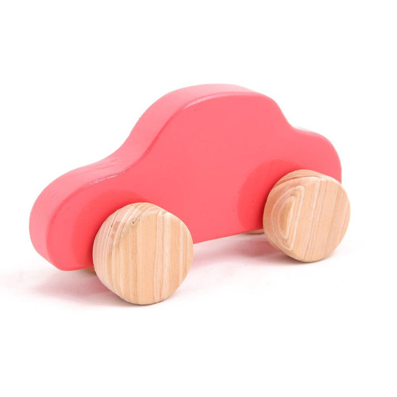 Wooden Large Push Toy Pickup Car