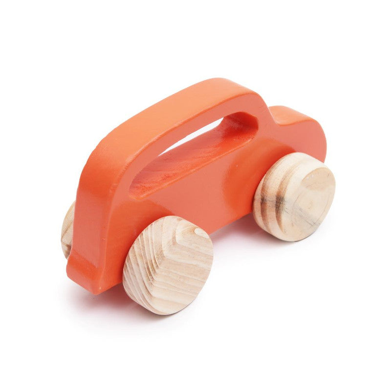 Wooden Large Push Toy Taxi