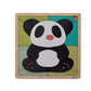 Wooden Pink Nosed Panda Puzzle