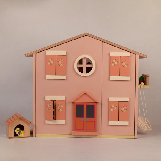 Wooden Pop's Doll House -  Big