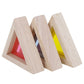 Wooden Rainbow Blocks Set for Kids (24 Pcs)