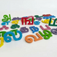 Wooden Tamil Alphabet Set Multicolor Educational Letters for Kids
