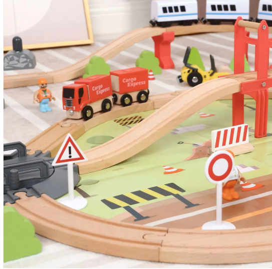 Wooden Train Set