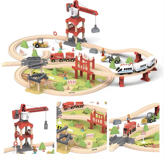 Wooden Train Set