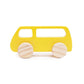 Wooden Yellow Large Push Toy Van