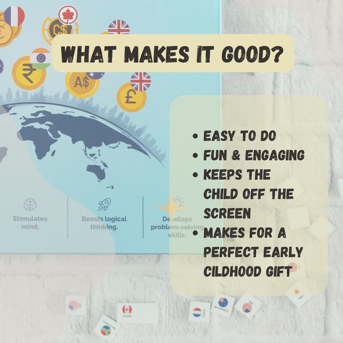 countries flag sudoku world geography logic puzzle - product view 5