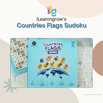 countries flag sudoku world geography logic puzzle - main product image