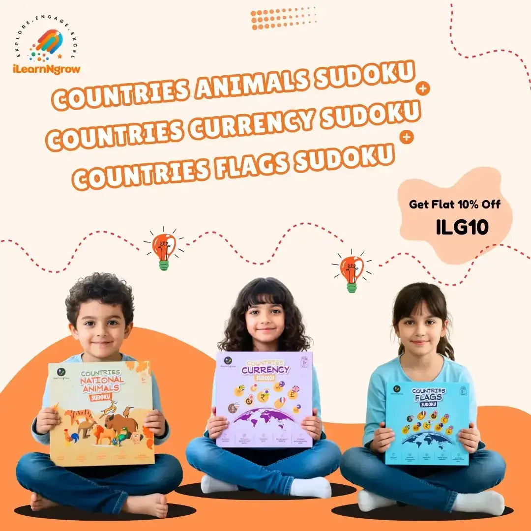 countries sudoku combo kids geography puzzles - main product image