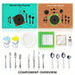Dining Etiquettes Activity Kit - 3 Interactive A3 Sheets with Velcro for Children