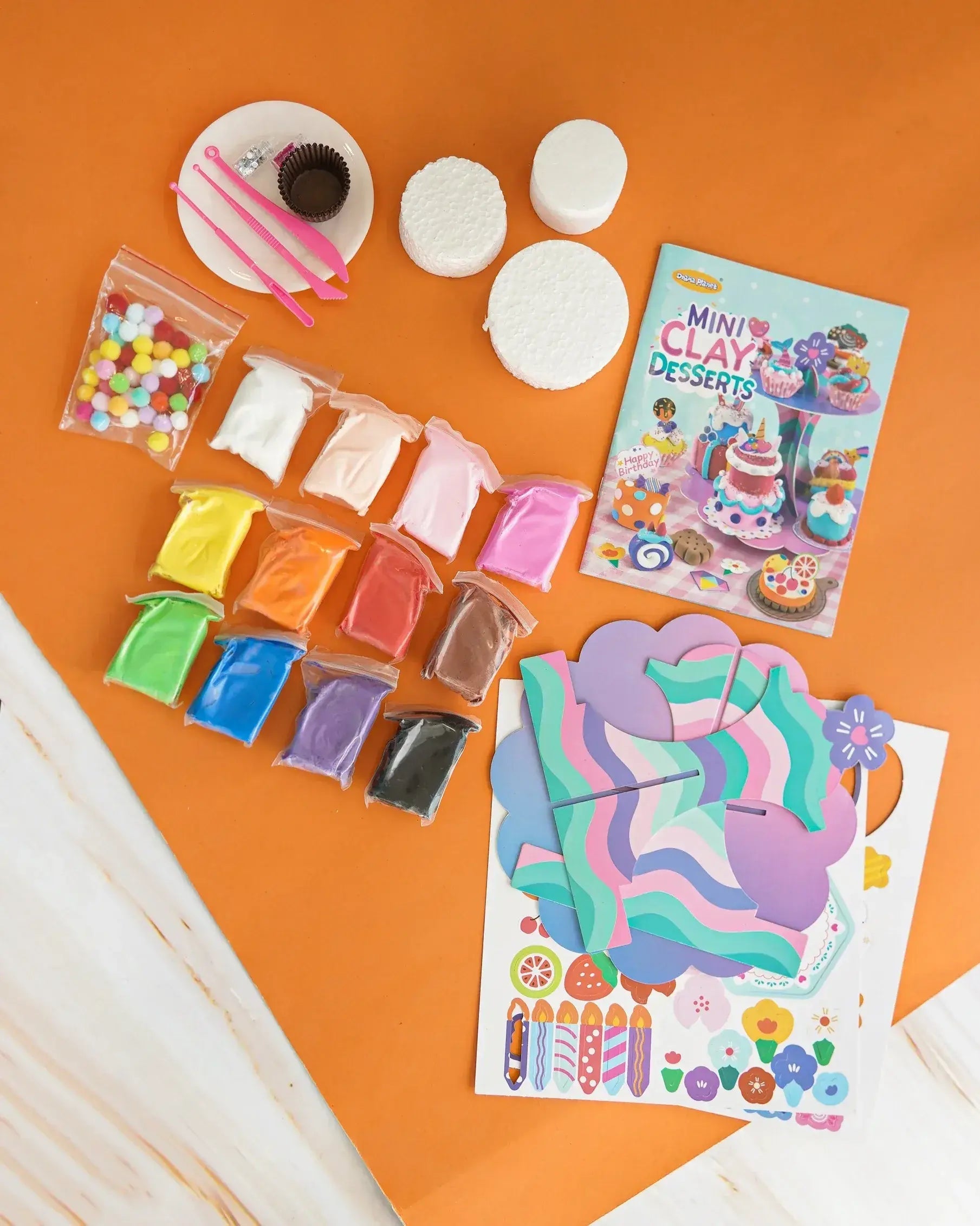 diy dessert clay making kit for kids - product view 4