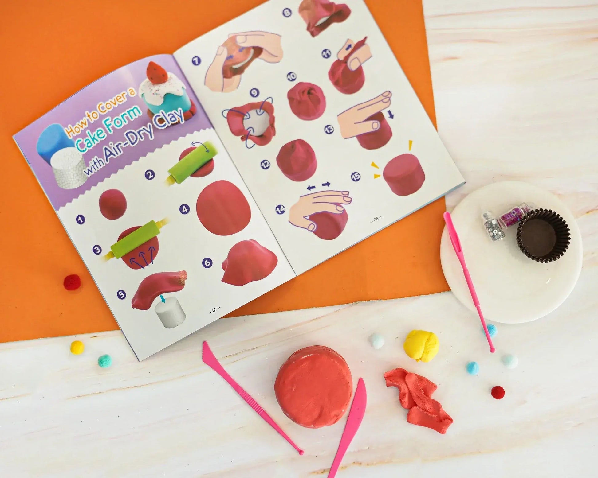 diy dessert clay making kit for kids - product view 6
