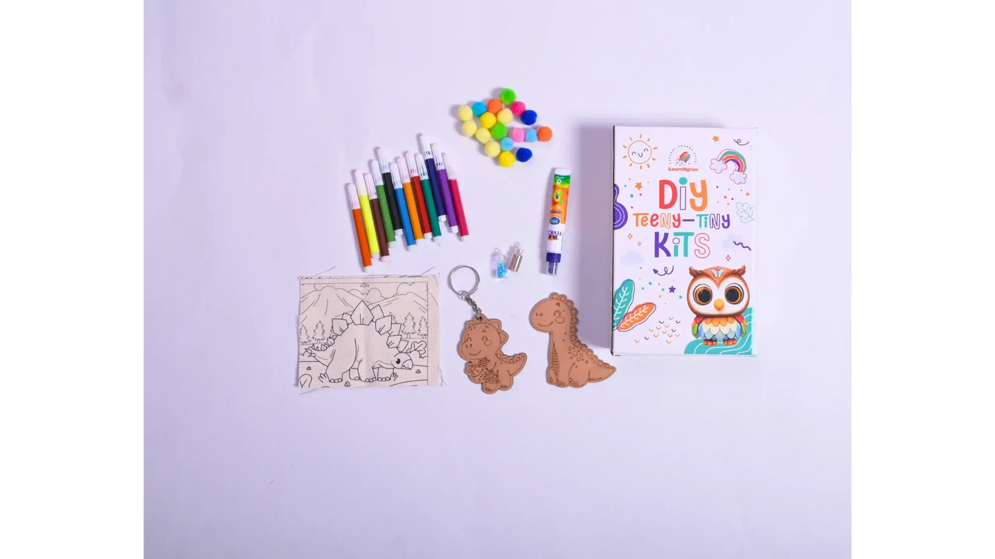 diy dino painting kit 3 in 1 craft set - product view 4