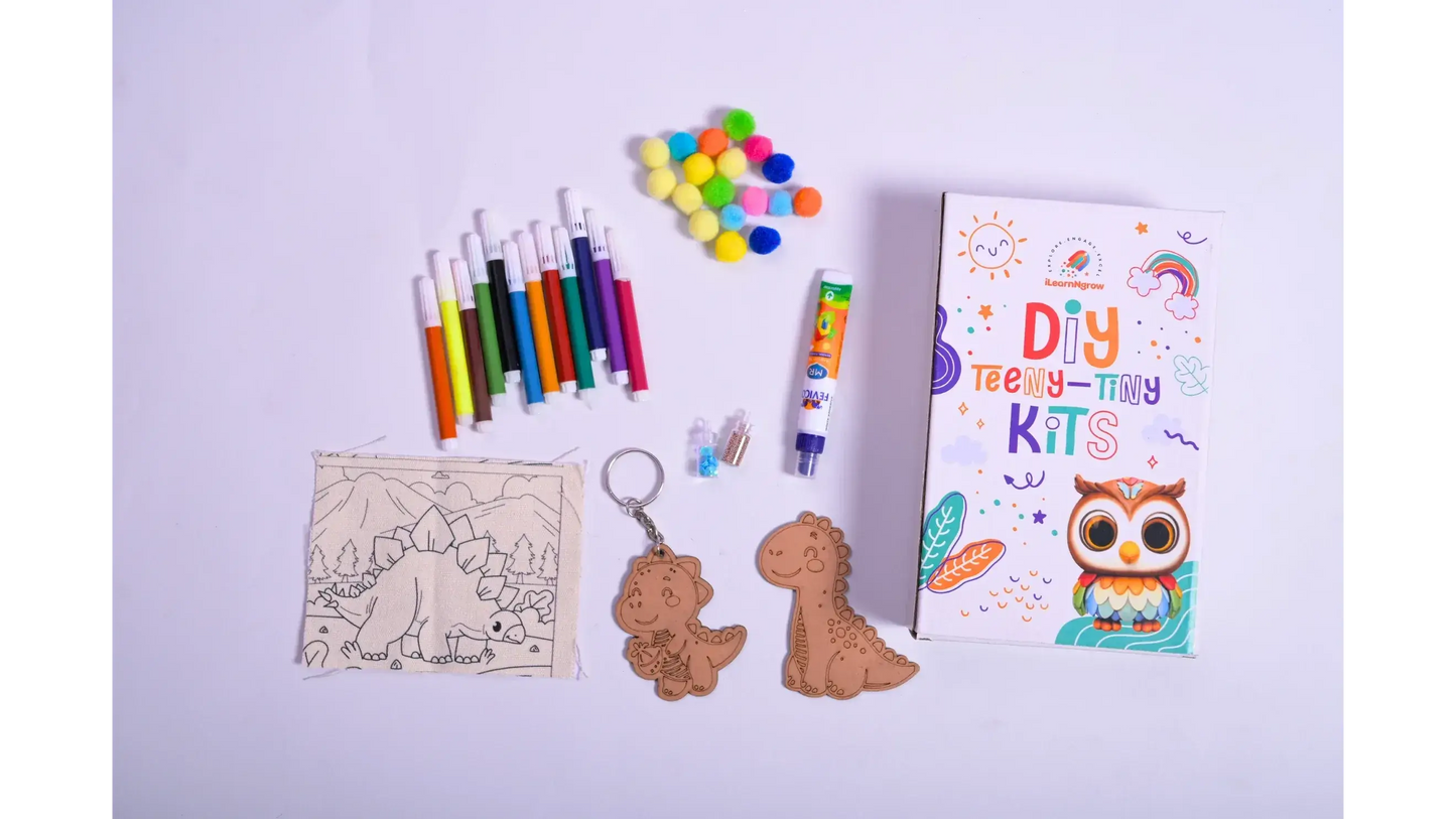 diy dino painting kit 3 in 1 craft set - product view 5