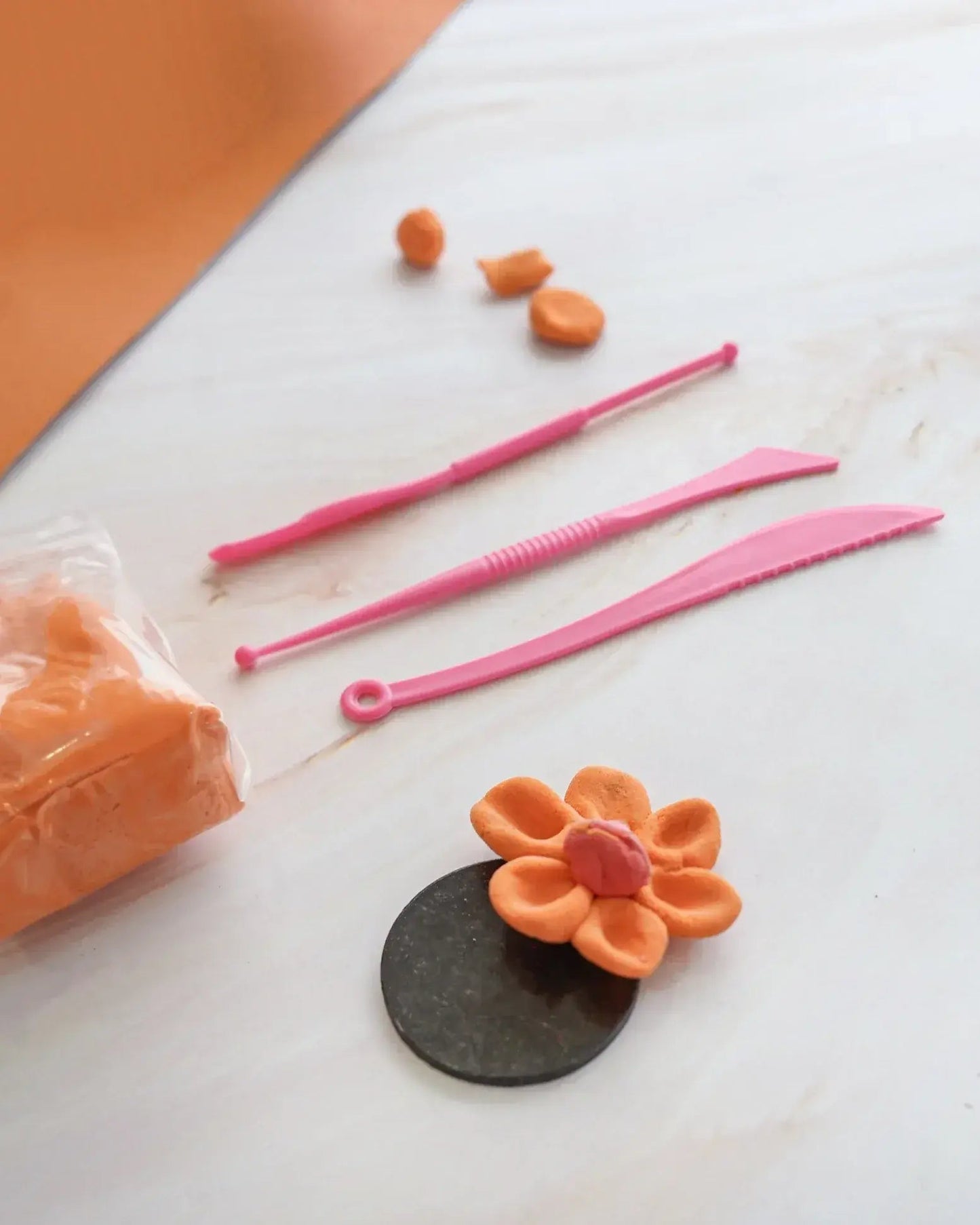 diy fridge clay magnet kit kids craft - product view 2