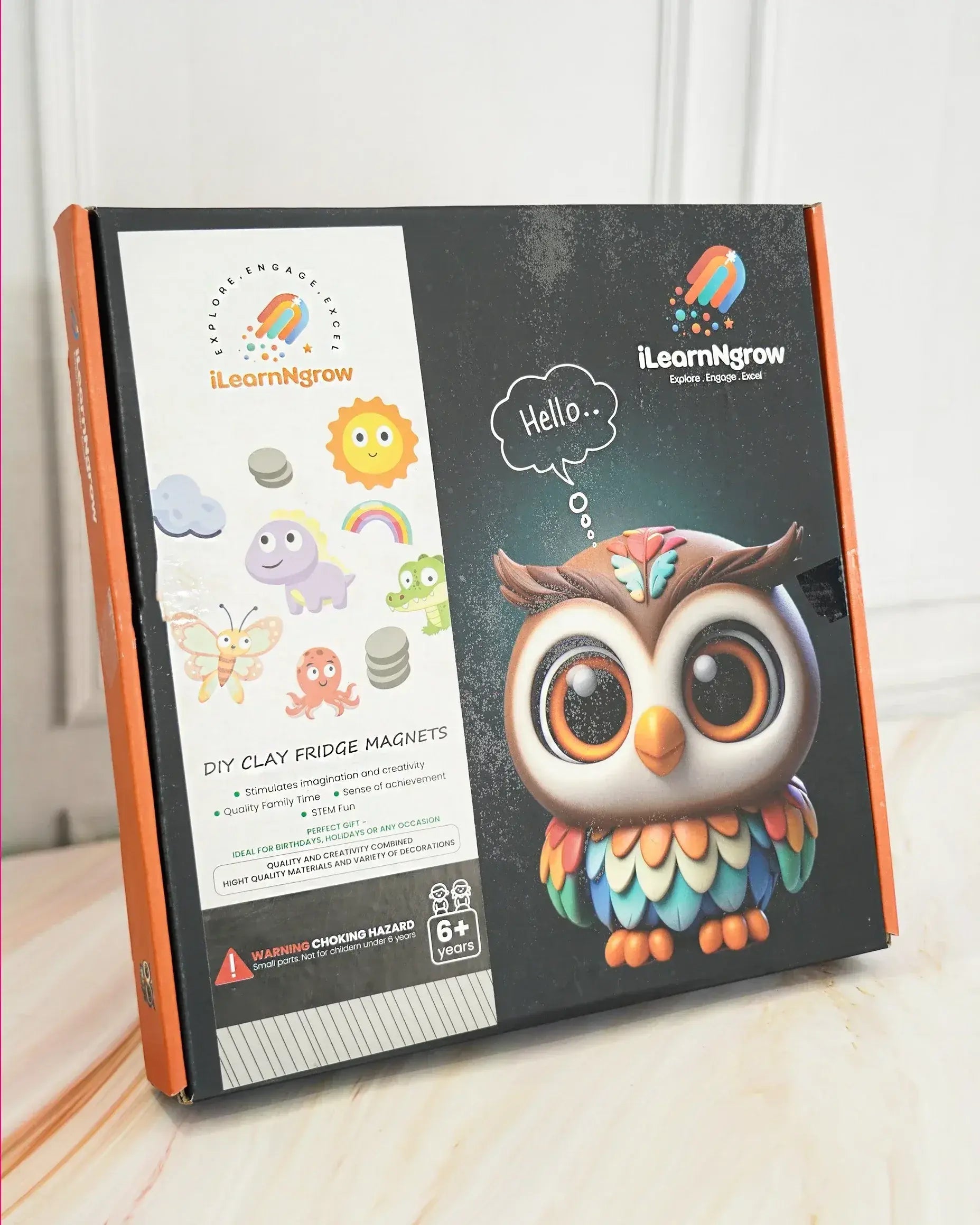 diy fridge clay magnet kit kids craft - product view 3