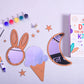 diy mirror decorating kit set of 3 kids craft - product view 2