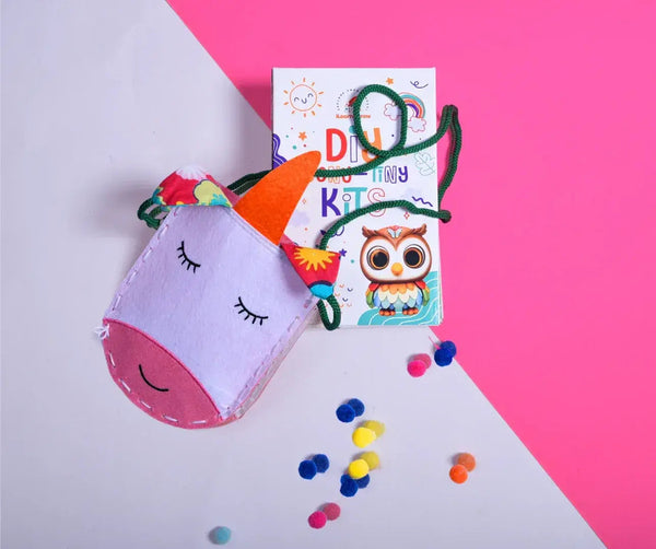 diy unicorn bag sewing kit for kids - main product image