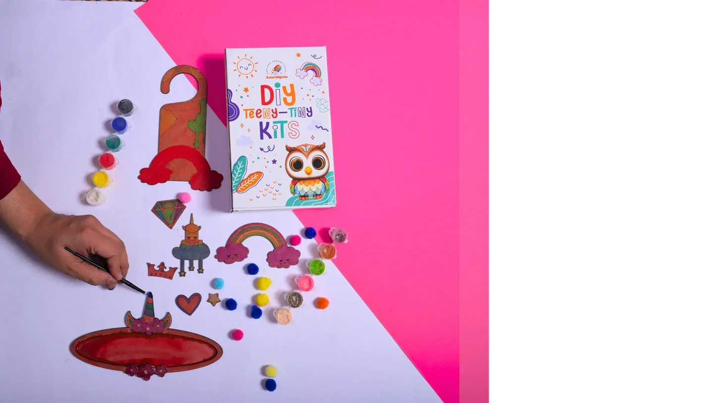 diy unicorn name plate door knob craft kit - product view 11