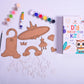 diy unicorn name plate door knob craft kit - product view 2