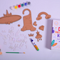 diy unicorn name plate door knob craft kit - product view 3