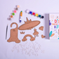 diy unicorn name plate door knob craft kit - product view 5