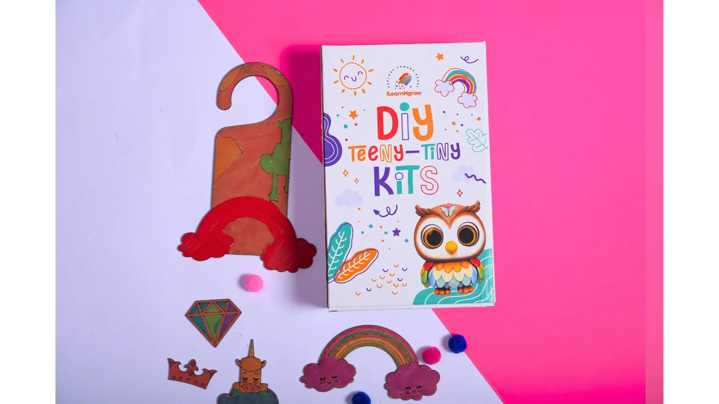 diy unicorn name plate door knob craft kit - product view 7