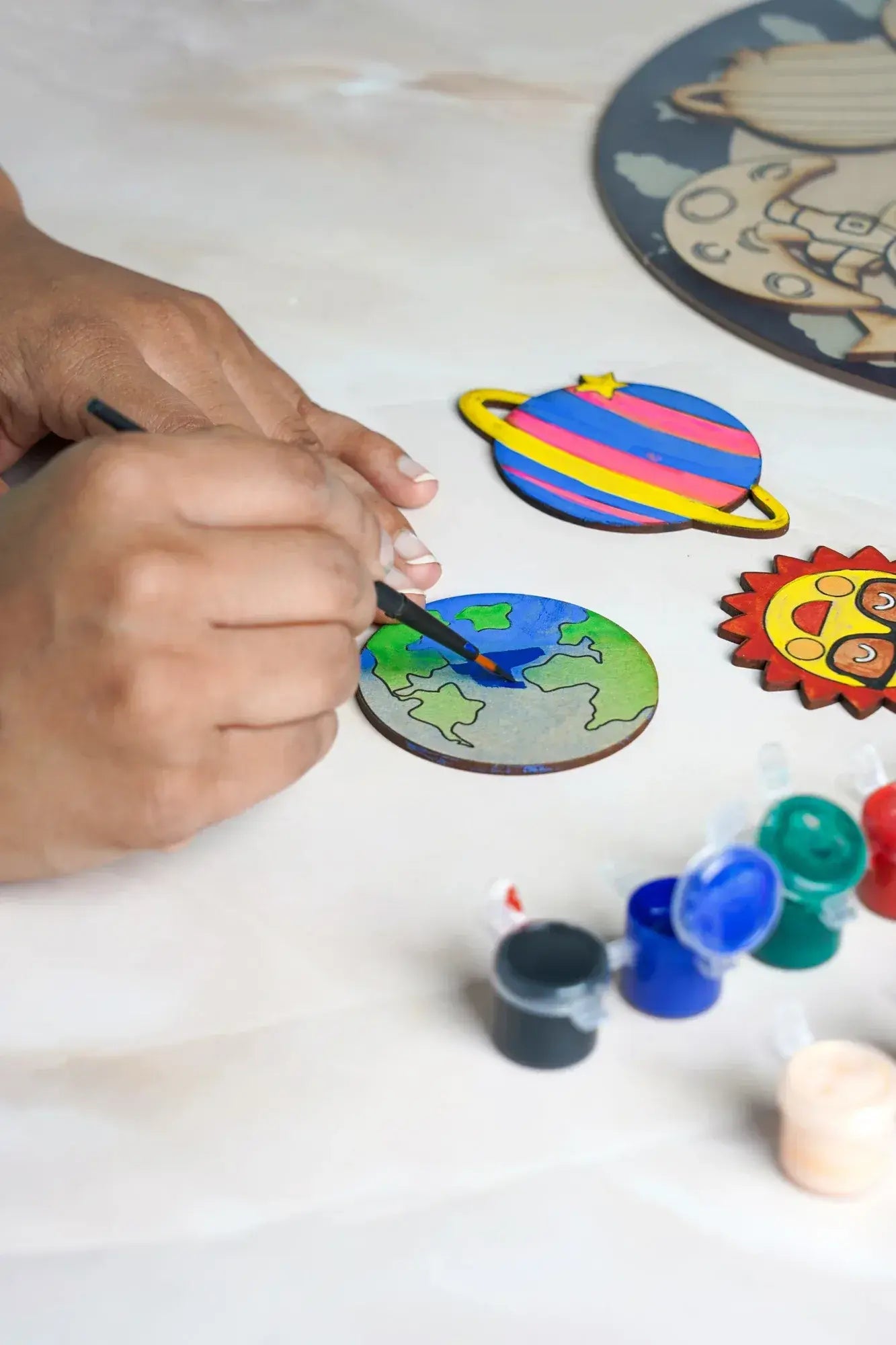 diy wall clock making kit for kids - product view 6