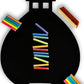 hot air balloon black board kids drawing writing - product view 3