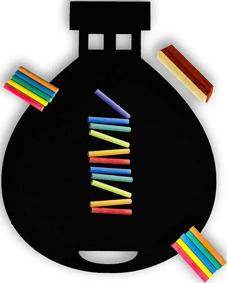 hot air balloon black board kids drawing writing - product view 3