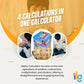 maths calculator for kids interactive wooden learning tool - product view 11
