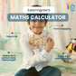 maths calculator for kids interactive wooden learning tool - product view 4