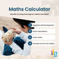 maths calculator for kids interactive wooden learning tool - product view 9