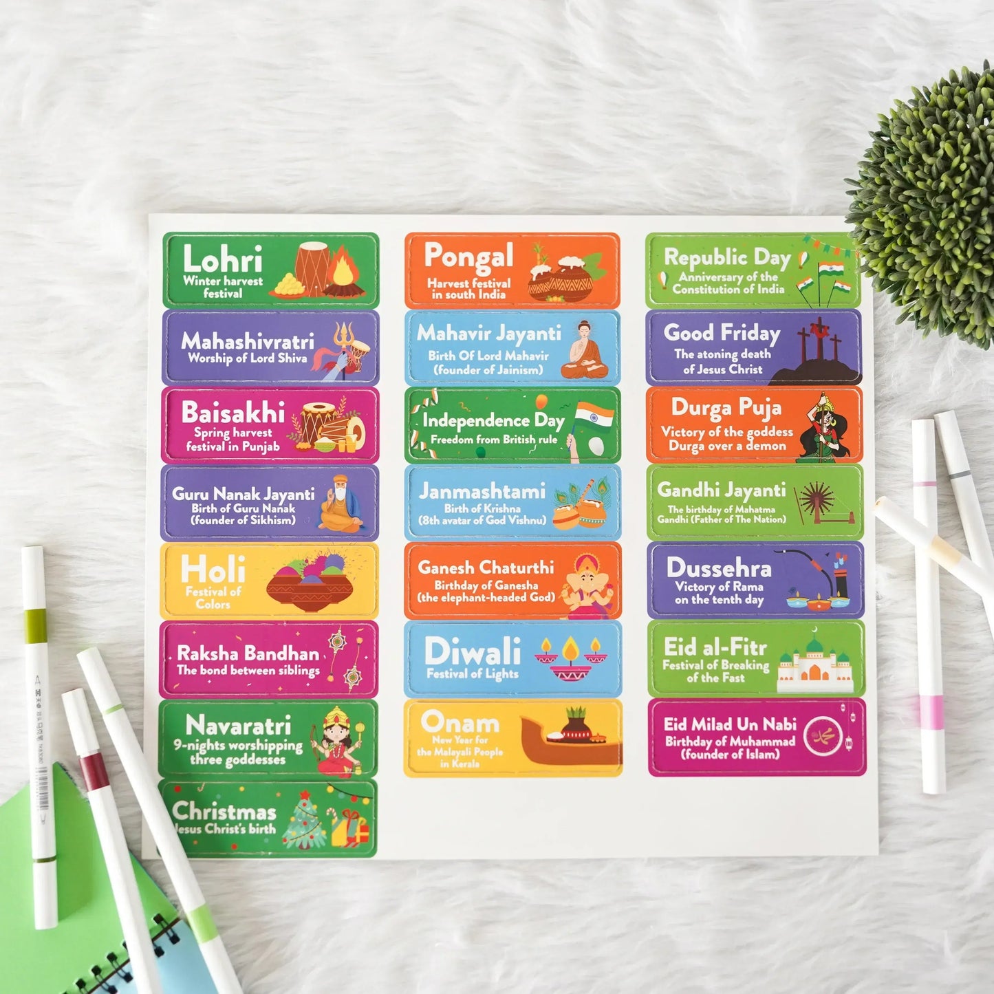 my first home calendar kids time management - product view 16