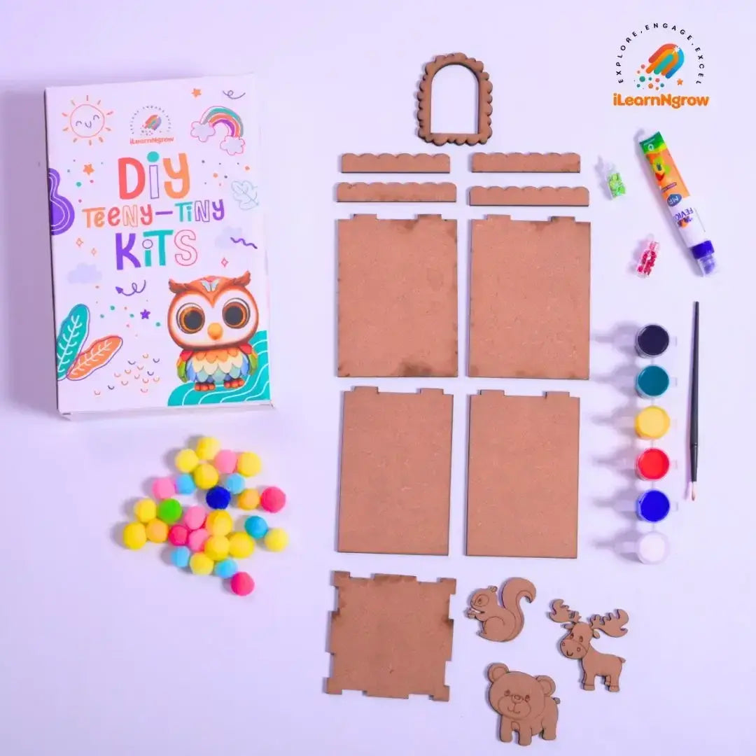 teeny tiny craft bundle kids diy painting kit - product view 3
