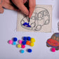 teeny tiny diy car painting kit kids transport craft - product view 2