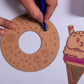 teeny tiny diy dessert craft kit painting set - product view 2