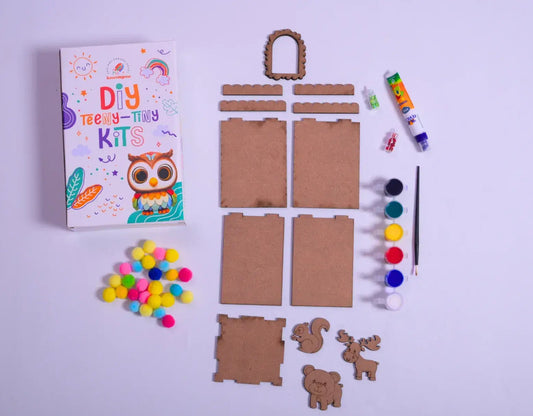 teeny tiny diy pen stand craft kit desk organizer - main product image