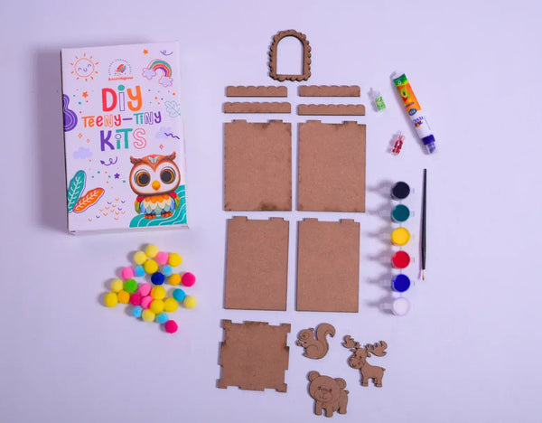 teeny tiny diy pen stand craft kit desk organizer - main product image