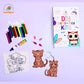 teeny tiny space animal craft bundle kids diy kit - product view 3