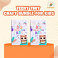 teeny tiny space animal craft bundle kids diy kit - main product image