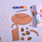 teeny tiny space theme diy name plate door knob kit - product view 2