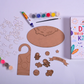 teeny tiny space theme diy name plate door knob kit - product view 3