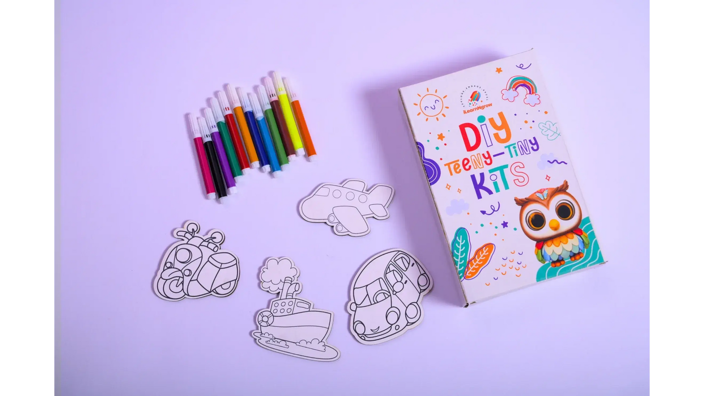 transport theme diy fridge magnet kit kids - product view 7