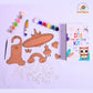 unicorn craft bundle painting kit door name plate - product view 3