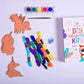 unicorn diy thread craft kit kids painting glitter - main product image