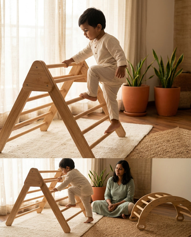 Wooden Pikler Triangle
