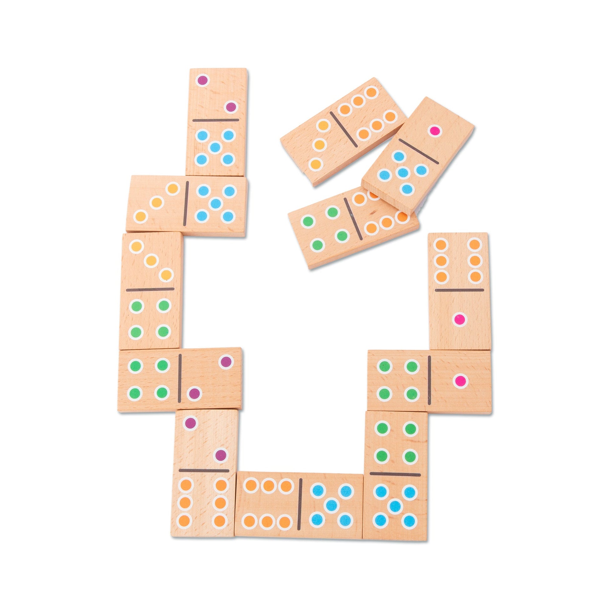 Buy Wooden Dot Puzzle - Set of 12 Blocks - SkilloToys