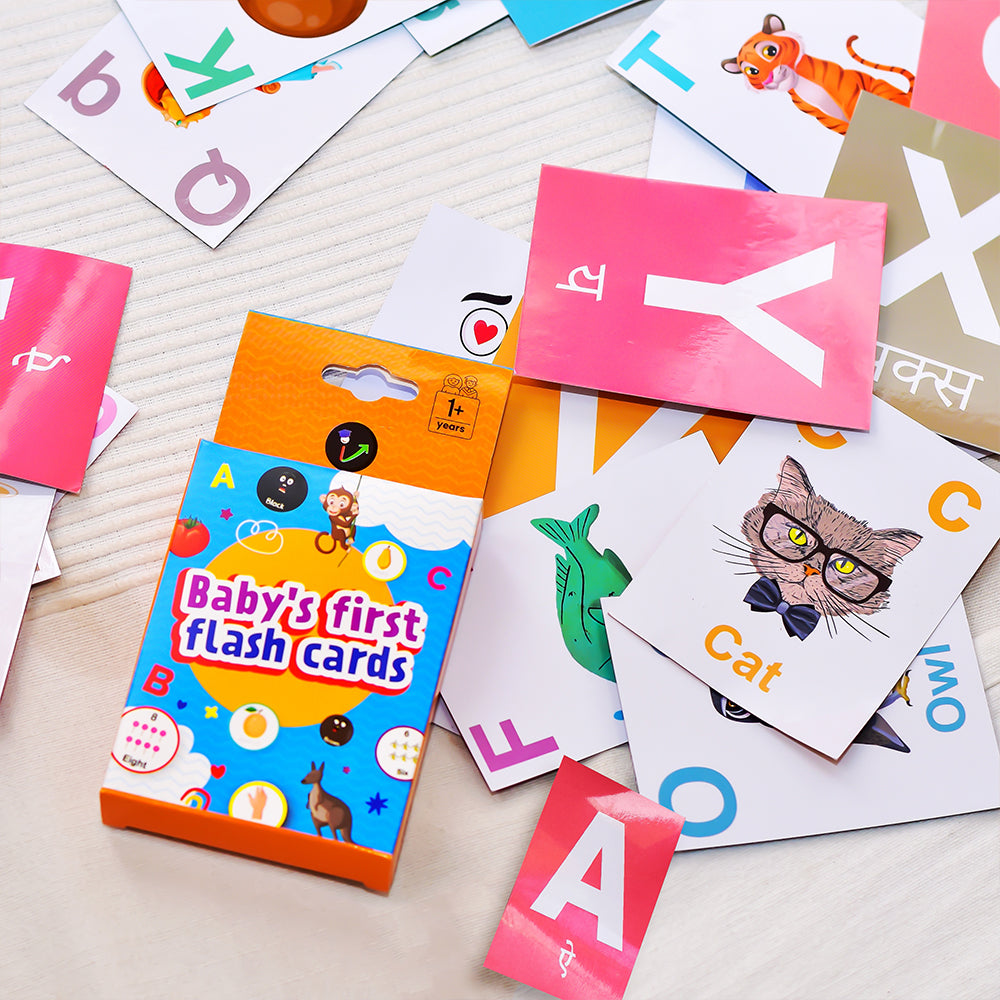 Buy Baby's First Alphabets Flash Cards - SkilloToys.com