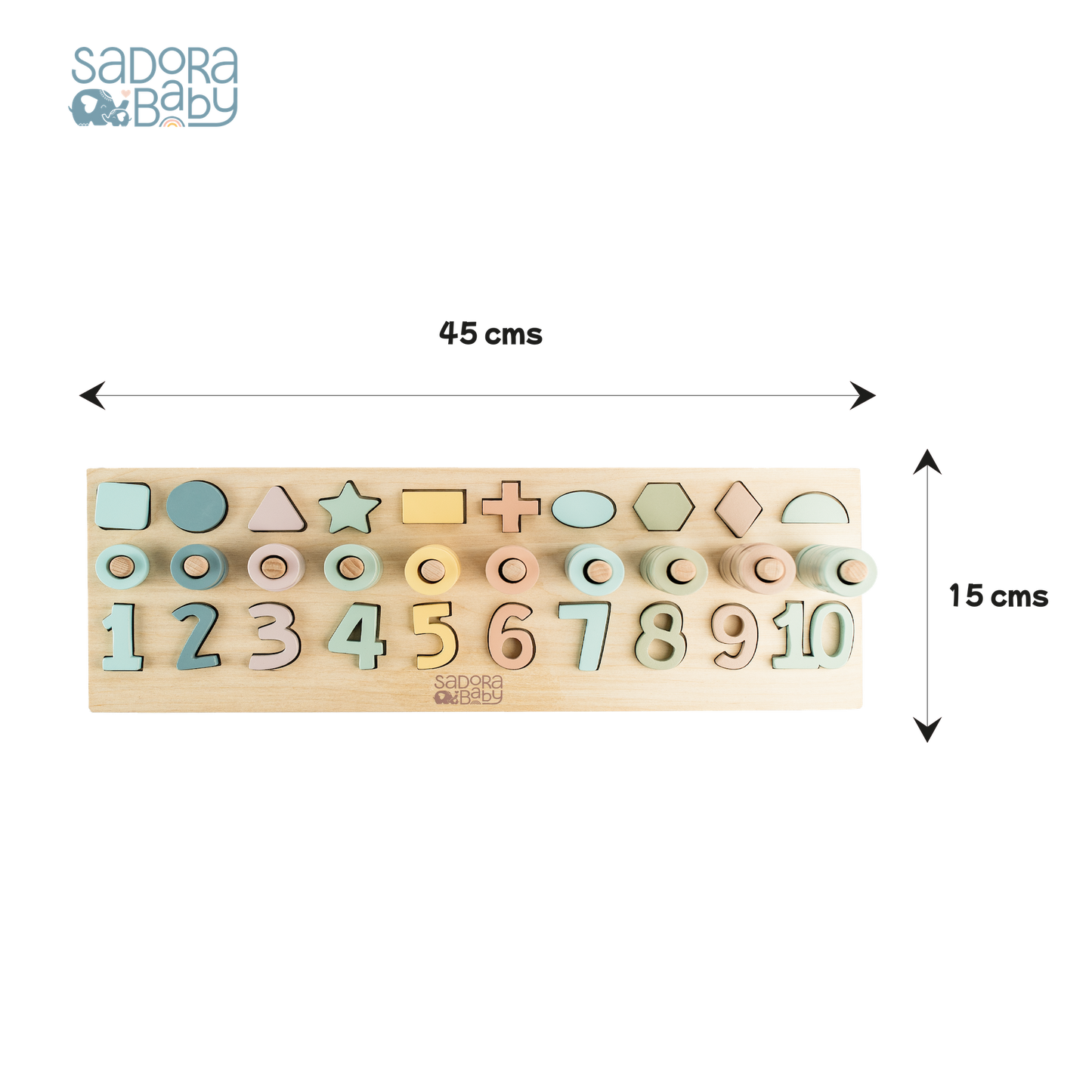 Buy Genius Abacus Math Learning Stacker Board - Level 2 Online - SkilloToys.com